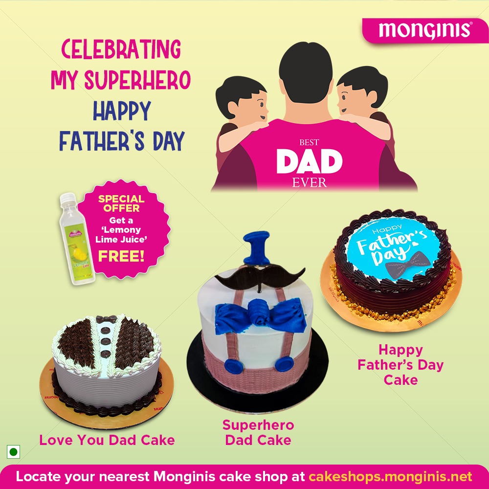 Superhero dad cakes