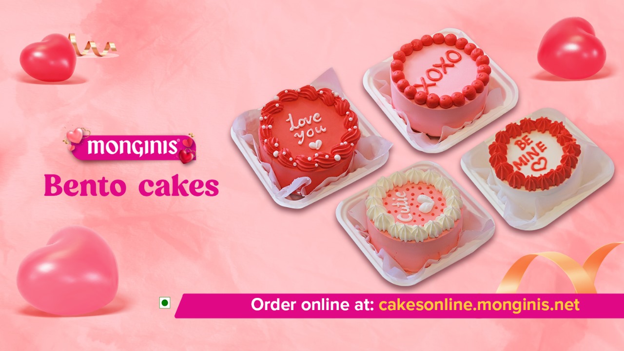 Valentines special Bento Cakes