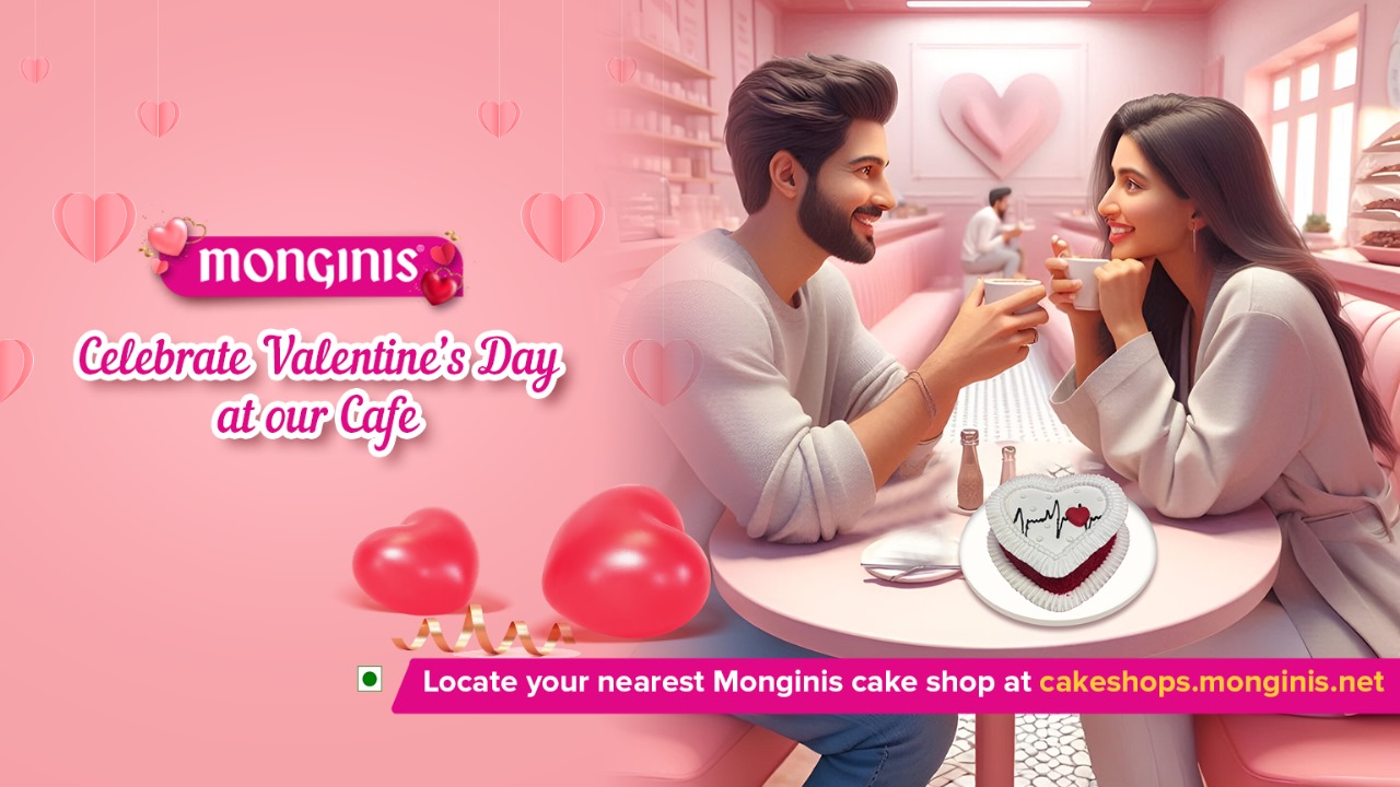 Celebrate Valentines day at Monginis cafe